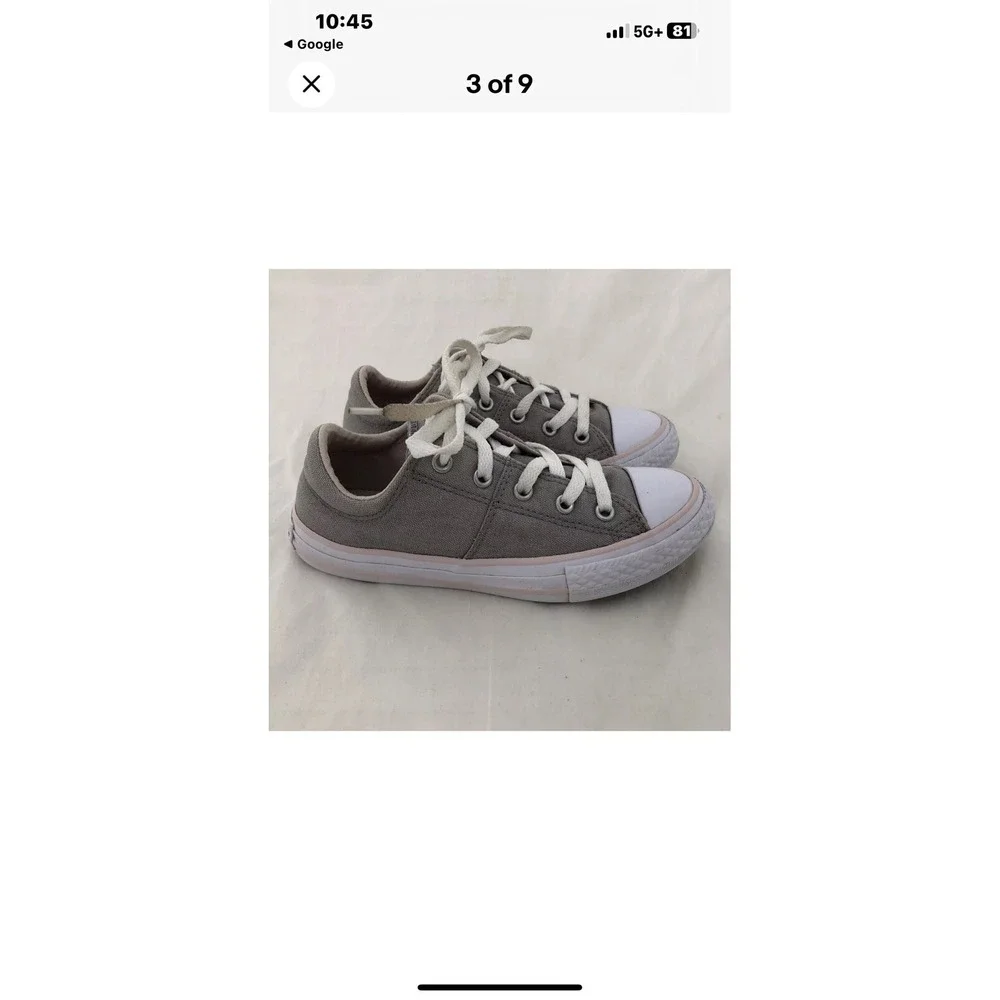 converse ‎ All Star Girls Madison Sneakers Gray Size 11
